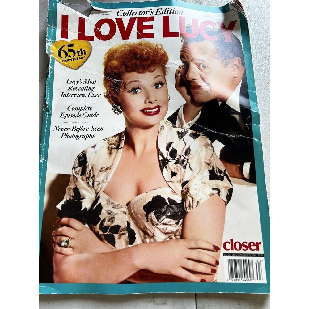 I Love Lucy Collector's Edition Magazine 65th Anniversary Closer